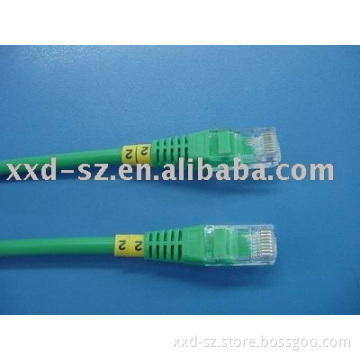 CAT6 Shielded Patch Cord with cable marker